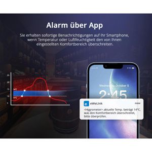 Produktbild für Thermo-Hygrometer Sonoff SNZB-02D, Zigbee, digital