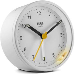 Produktbild für Wecker Braun BC12W weiß, analog
