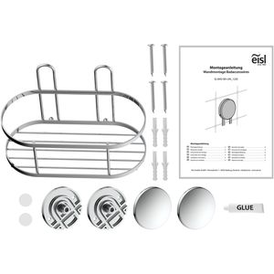 Produktbild für Duschablage EISL Dusch-Wandablage, verchromt
