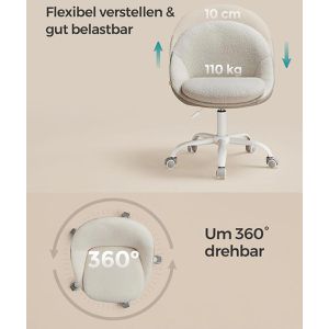 Produktbild für Bürostuhl Songmics OBG020W01