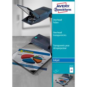 Produktbild für Inkjetfolien Zweckform 2503, transparent, A4