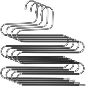 Produktbild für Hosenbügel Songmics CRI043BK, aus Edelstahl