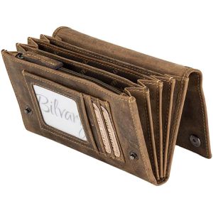 Produktbild für Portemonnaie Greenburry Vintage 1820-S-25 braun aus Echt Leder