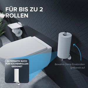 Produktbild für Toilettenpapier-Ersatzrollenhalter ovimar Hesselo