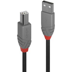 Produktbild für USB-Kabel Lindy 36672 Anthra Line, USB 2.0, 0,5 m