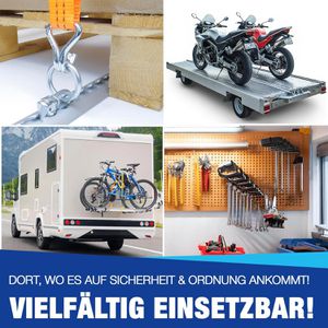 Produktbild für Zurrösen NTG LS.8571 Doppelfitting mit Ring für Airlineschiene