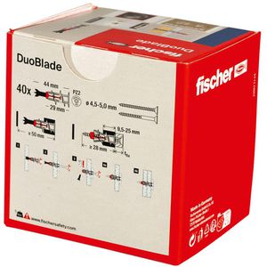 Produktbild für Dübel Fischer 545677, DuoBlade 2 Komponenten-Dübel