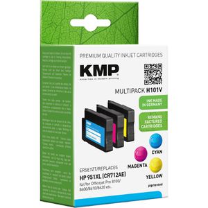 Produktbild für Tinte KMP H101V für HP 951XL Multipack