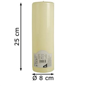 Produktbild für Kerzen Papstar 15365, Stumpenkerze