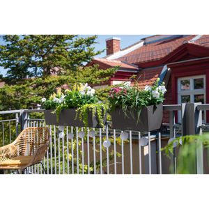 Produktbild für Blumenkasten Lechuza BALCONERA Color 40, grau