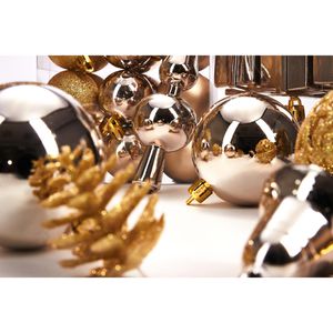 Produktbild für Weihnachtskugeln BRUBAKER 8000.16, champagner