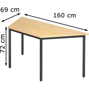 Produktbild für Besprechungstisch Hammerbacher DRTR, Trapez