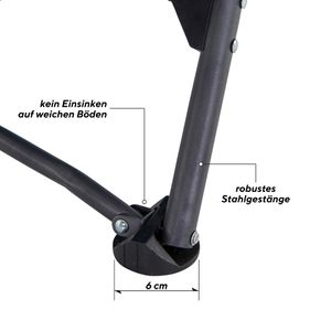 Produktbild für Campingstuhl Uquip SANDY, 244005, blau, bis 120 kg