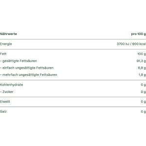 Produktbild für Kokosöl GreatVita desodoriert, BIO