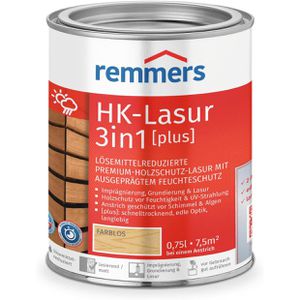Produktbild für Holzlasur Remmers HK-Lasur 3in1 plus, 0,75l