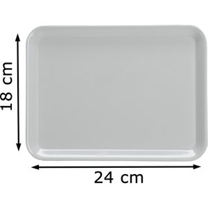 Produktbild für Serviertablett Zeller 26694, eckig, 24 x 18 cm