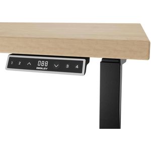 Produktbild für Schreibtisch Bisley E-WonderTech, ahorn / schwarz