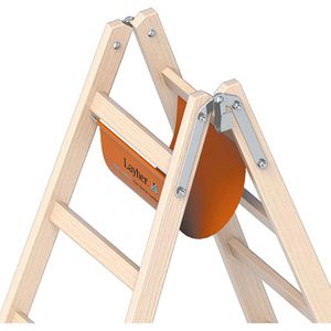 Produktbild für Stehleiter Layher 1038, beidseitig begehbar