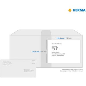 Produktbild für Adressetiketten Herma 10735 Special Recycling weiß