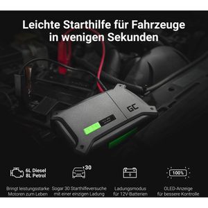 Produktbild für Starthilfe-Powerbank Green-Cell PowerBoost, 12 V