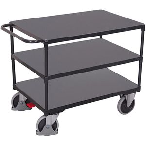 Produktbild für Tischwagen VARIOfit sw-500.650/AG, Metall &amp; Holz