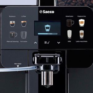 Produktbild für Kaffeevollautomat Saeco Royal One Touch Cappuccino, schwarz