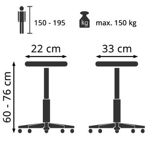 Produktbild für Stehhilfe hJh-OFFICE Top Work 34, 830026
