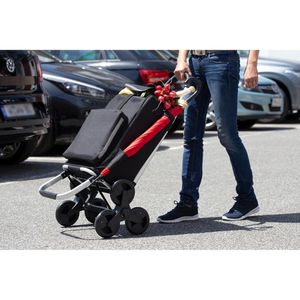 Produktbild für Einkaufstrolley Meister schwarz, klappbar