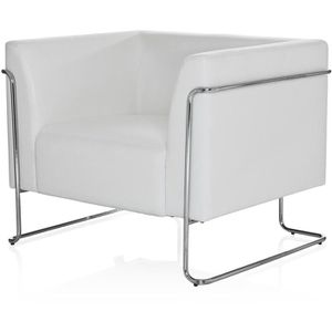 Produktbild für Loungesessel hJh-OFFICE CURACAO, 713360, weiß