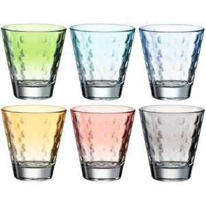 Trinkgläser Leonardo Optic Pastell 025906 farbig