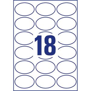 Produktbild für Universaletiketten Zweckform L6024REV-25, weiß