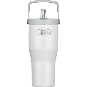 Produktbild für Thermobecher Thermos RS Flip Straw white mat, weiß