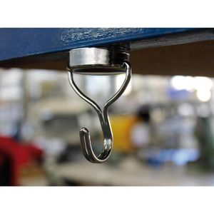 Produktbild für Hakenmagnet Maul 61556, Neodym, extra stark