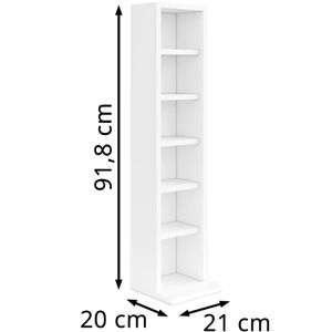 Produktbild für CD-Regal Vicco Jukebox, weiß
