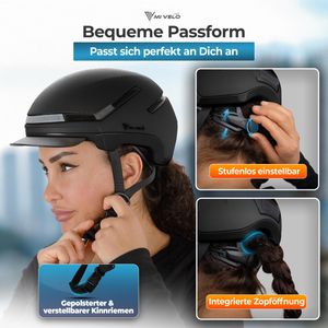 Produktbild für Fahrradhelm Mivelo Nova, für Damen &amp; Herren