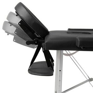 Produktbild für Massageliege vidaXL Massagetisch, aus Aluminium, mit Armlehnen
