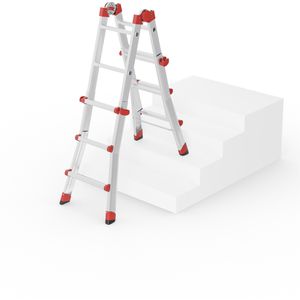 Produktbild für Teleskopleiter Hailo M80, 7512-007, Länge 2,66m