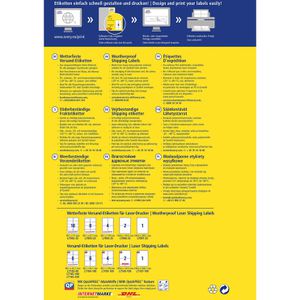 Produktbild für Versandetiketten Zweckform L7993-25, weiß