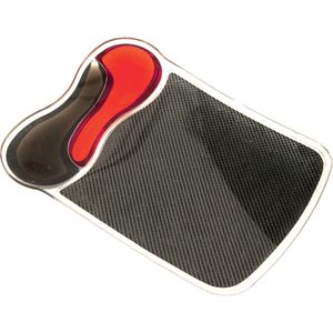Produktbild für Mauspad Kensington Duo Gel 62402, rot / schwarz