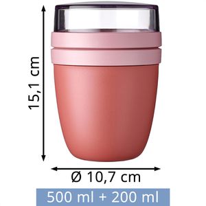 Produktbild für Müslibecher Mepal Lunchpot Ellipse Vivid mauve