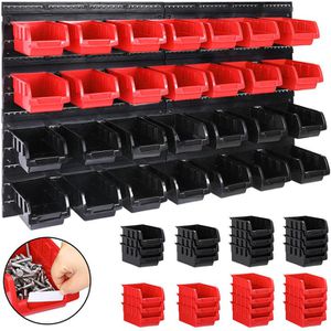 Produktbild für Werkzeugwand Monzana 106887, schwarz, Kunststoff