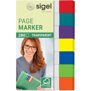 Haftmarker Sigel Page Marker, HN677, transparent