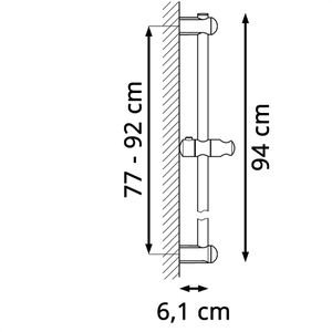 Produktbild für Duschstange GROHE Euphoria Brausestange 27500000, verchromt