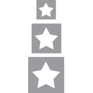 Produktbild für Motivstanzer Rayher 69182000 Sterne, 3er Set