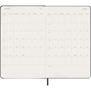 Produktbild für Buchkalender Moleskine Large, saphir, englisch, Jahr 2027