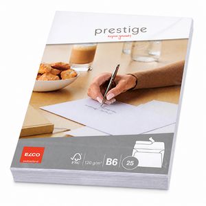 Produktbild für Briefumschläge ELCO 70396.12 Prestige, weiß, B6