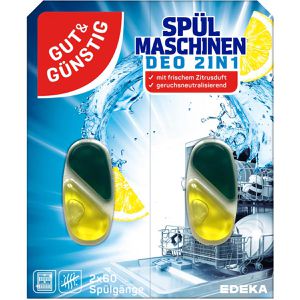 Spülmaschinendeo Gut&Günstig 2in1, Zitrone