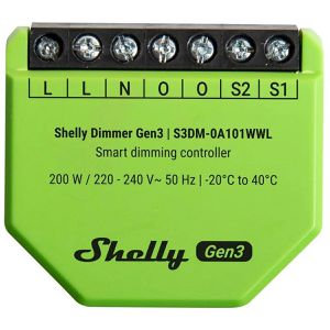 Schaltaktor Shelly Dimmer Gen 3, für Smart Home