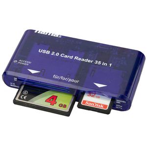 Kartenleser Hama Multislot 55348, 4 in 1, USB 2.0