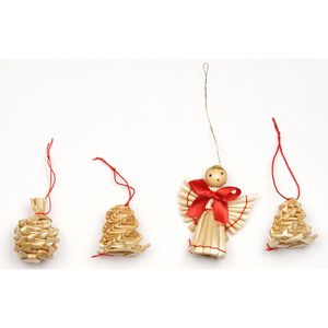 Produktbild für Weihnachtsbaumschmuck BRUBAKER 8011, 3,5-6,5 cm